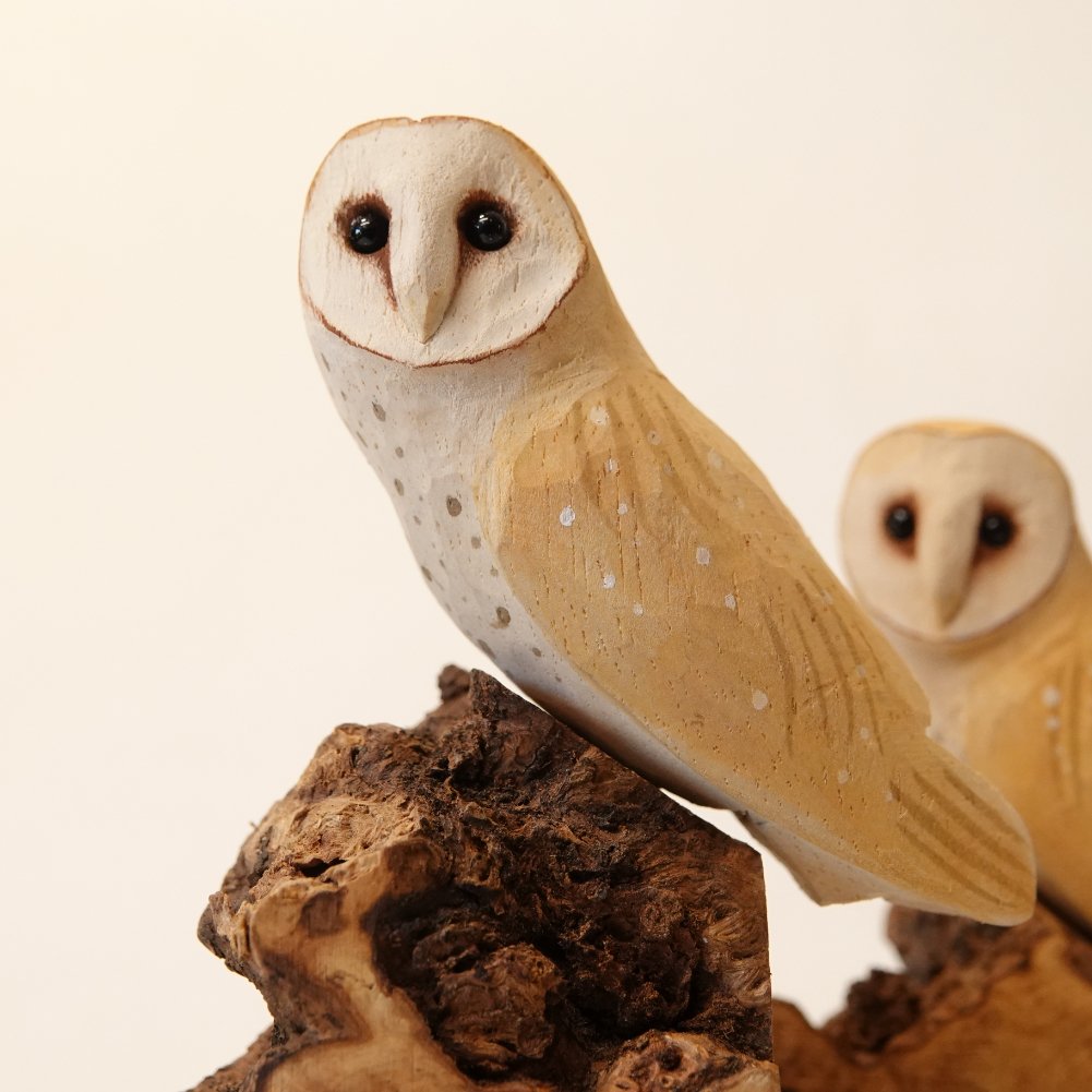 Barn owl | Nick Hunter Woodcarver